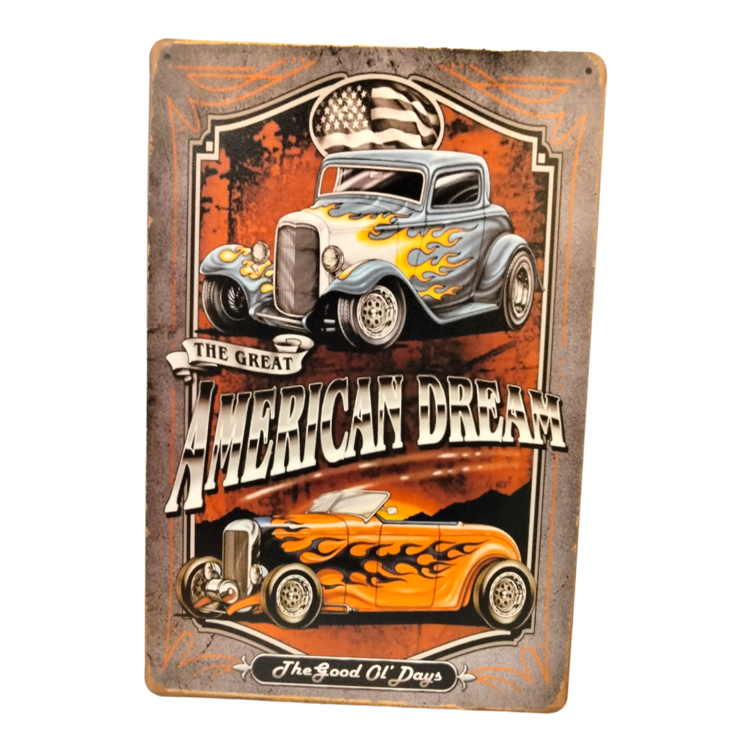 The Great American Dream Sign / Classic Car / Classic car signs