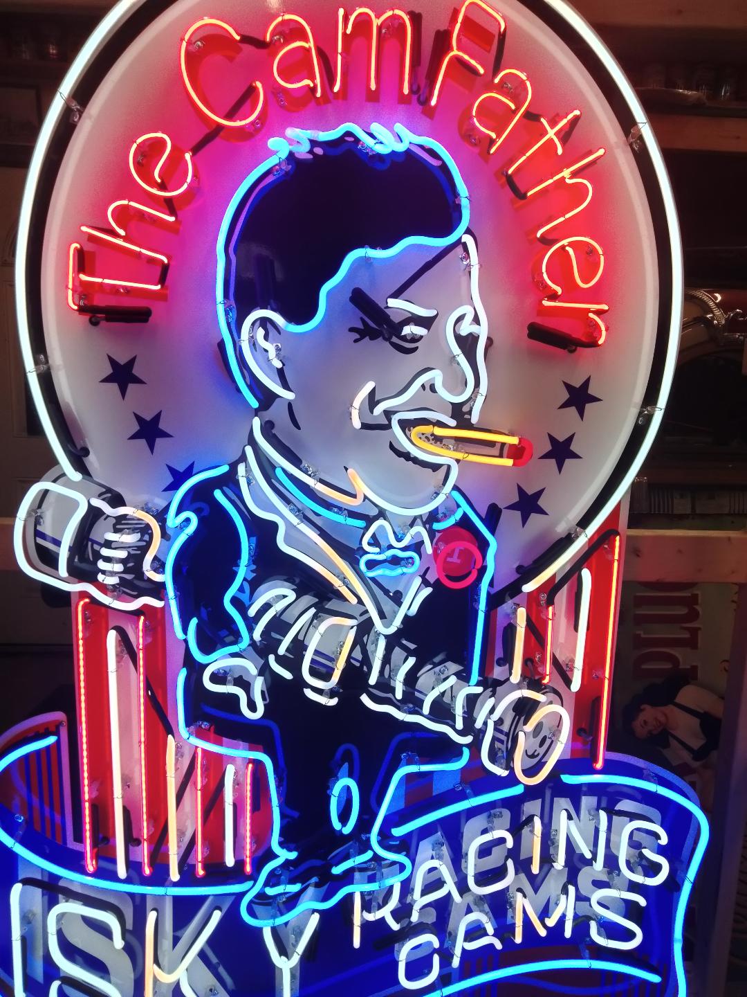 The CamFather ISKY Racing Cames Neon Sign / ISKY Racing Neon