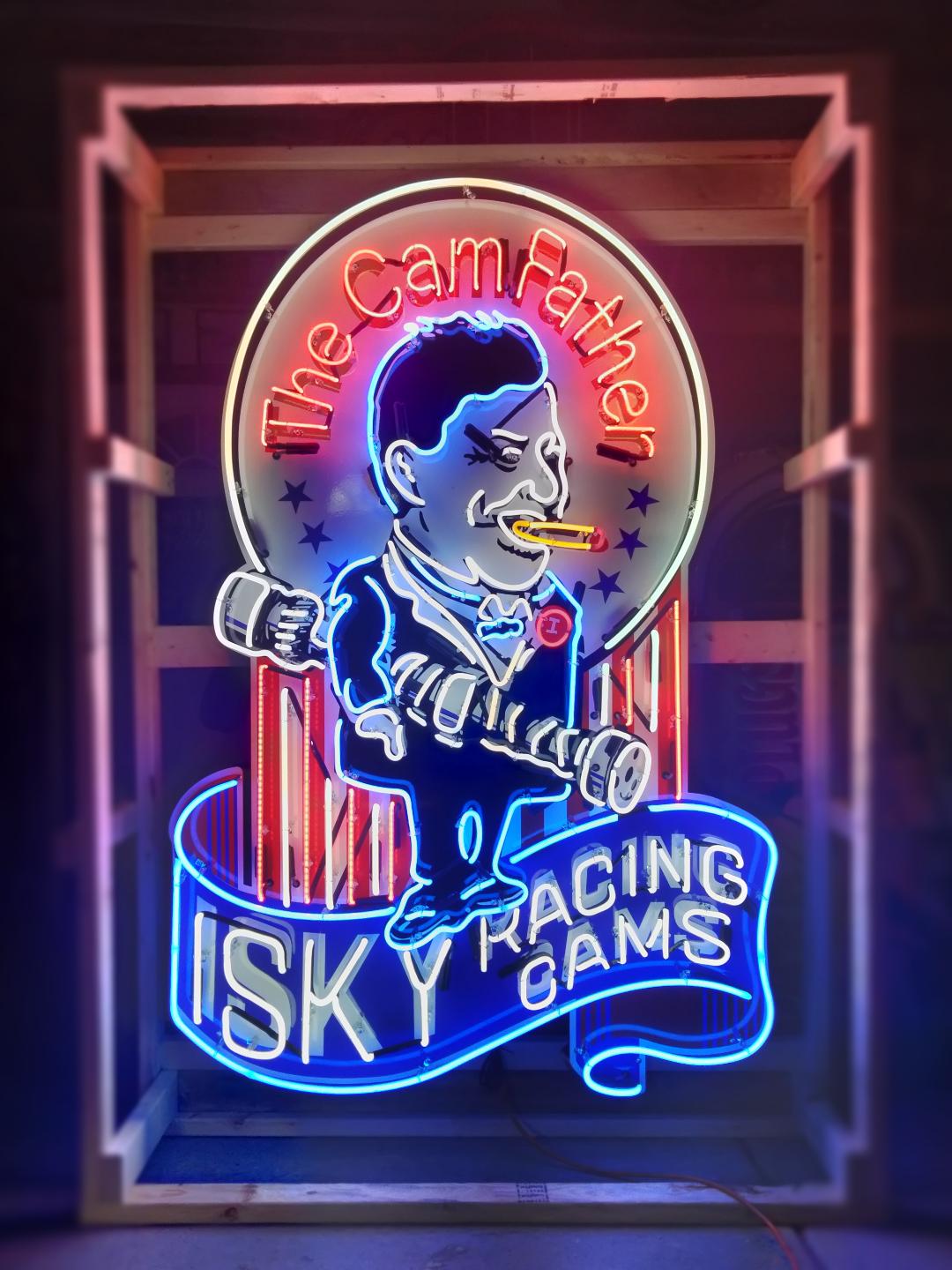 The CamFather ISKY Racing Cames Neon Sign / ISKY Racing Neon