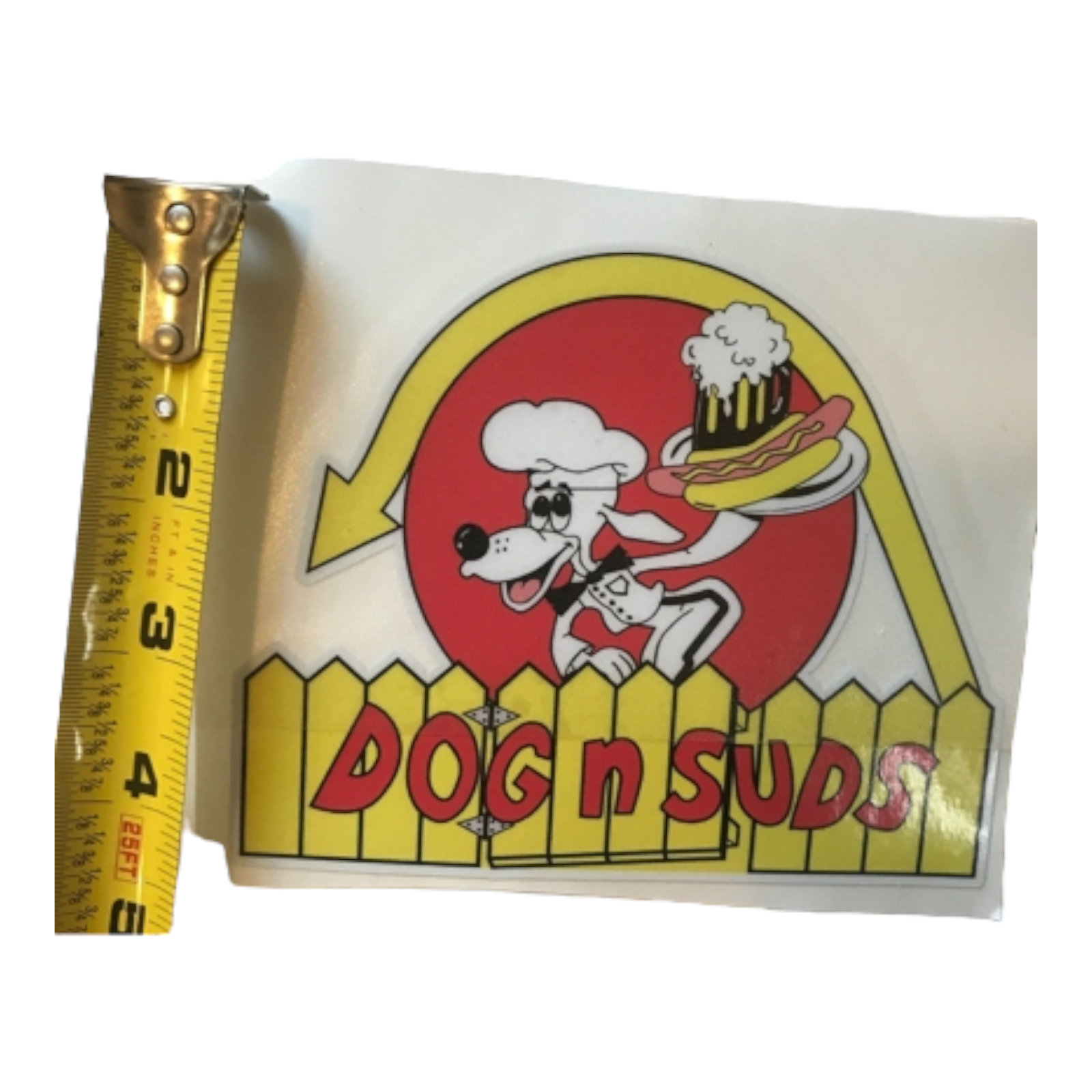 Dog N Suds Decal 4" x 5" NEW FREE SHIPPING