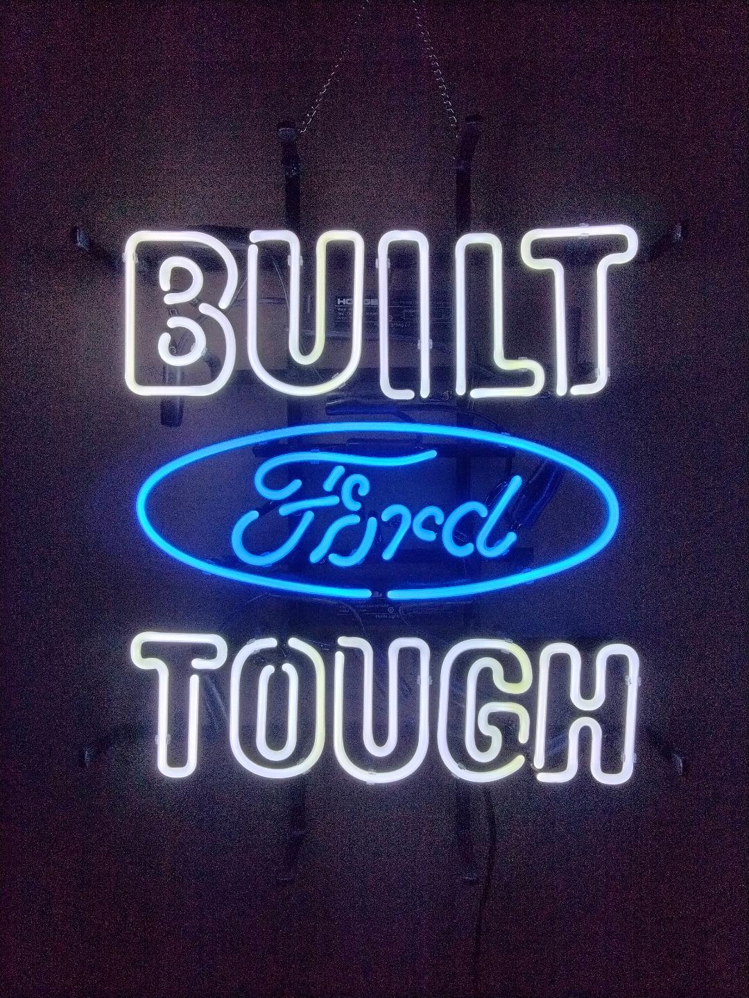 NEW Built Ford Tough Neon Sign / Ford Neon Signs / Truck