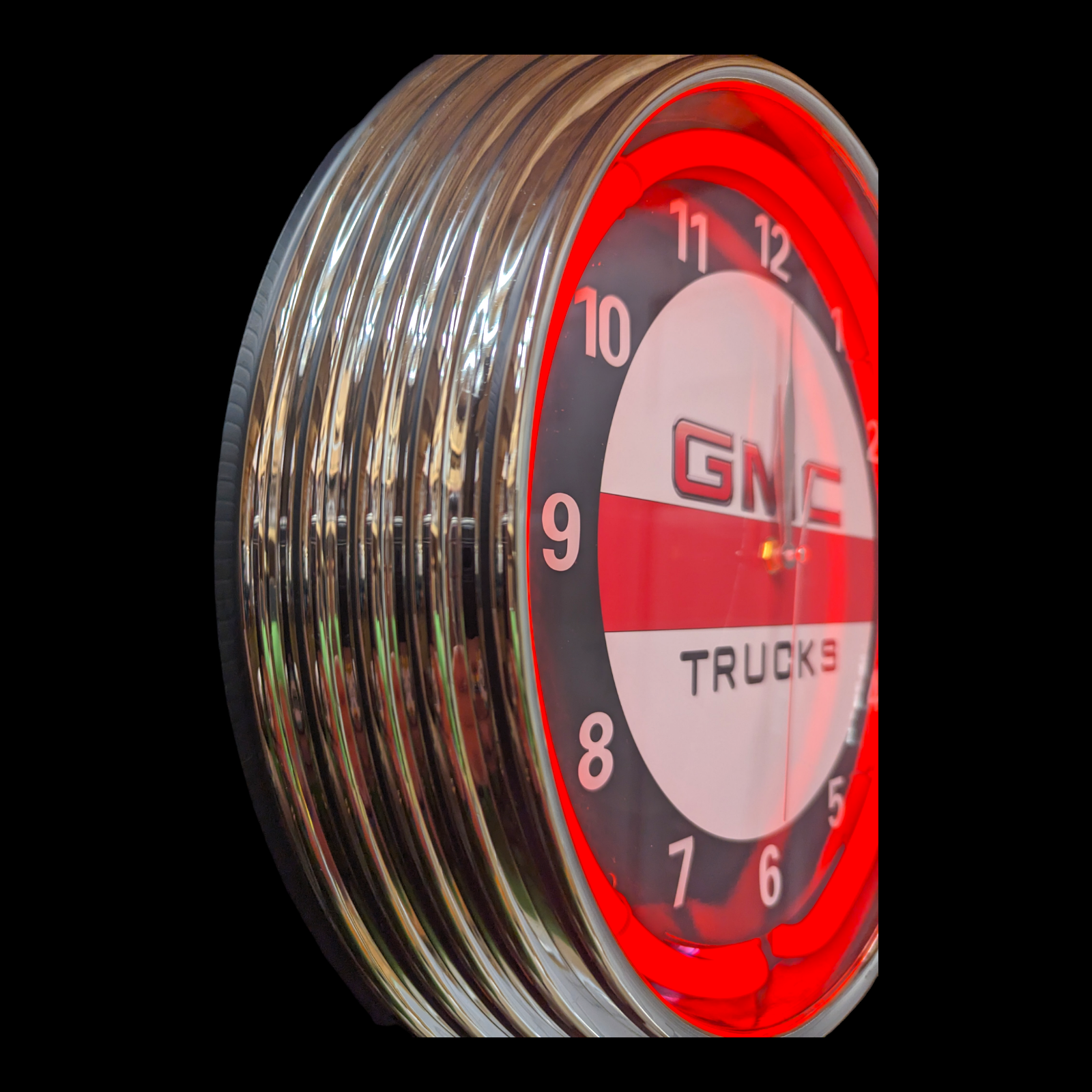 GMC Trucks Neon Clock / GMC Clocks / Truck Neon Clocks / Garage Clocks