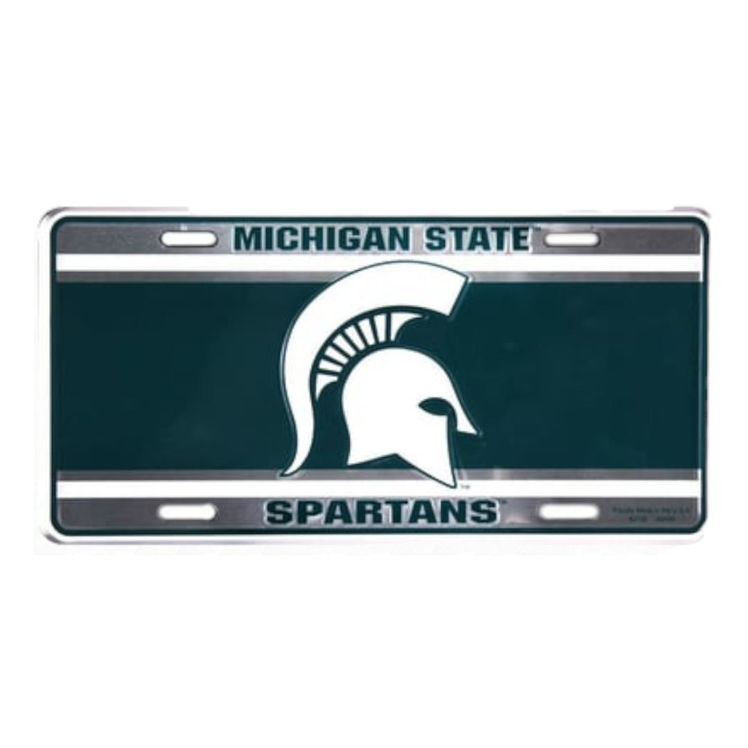 Eastern Michigan License Plate / Michigan State Spartans Vanity Plates