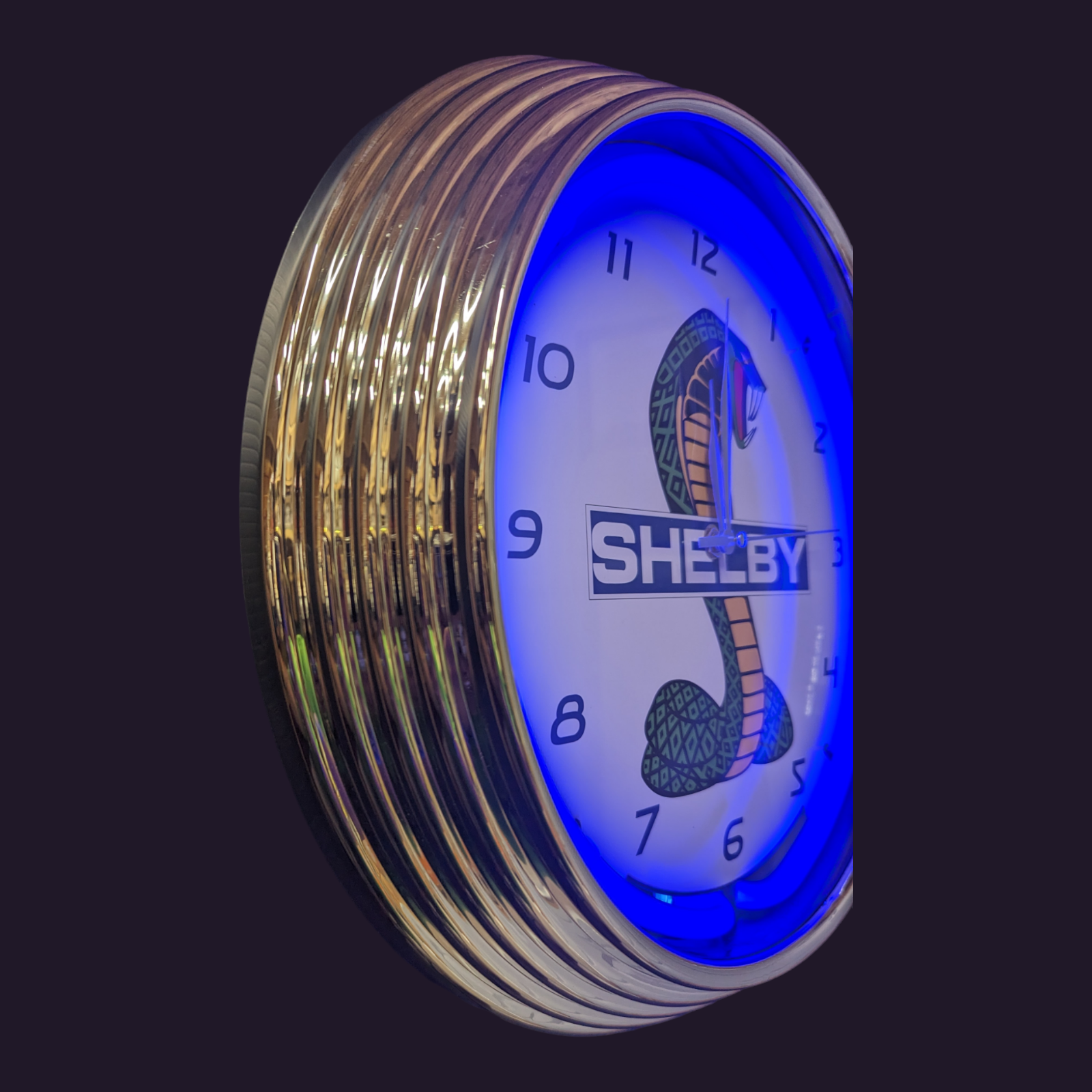 Shelby Ford Neon Clock / Neon Clocks / Shelby / Ford Clocks