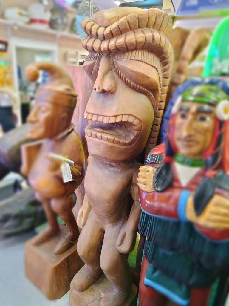 80in Tiki Statue / Wooden Tiki Statues