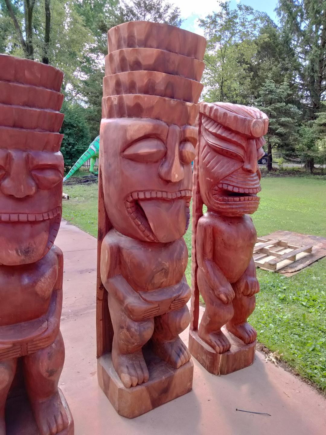 Large Tiki Statue / Tiki Statues / Tiki Bar / Hawaii Island Decor