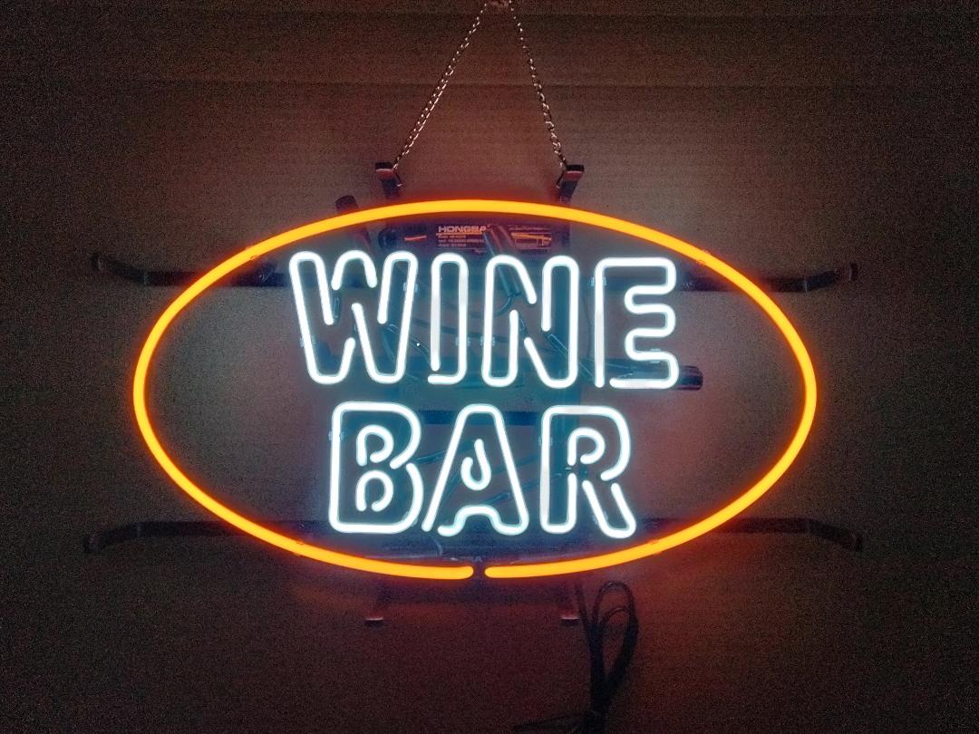NEW Wine Bar Neon Sign / Bar Signs / Alcohol Man Cave Decor