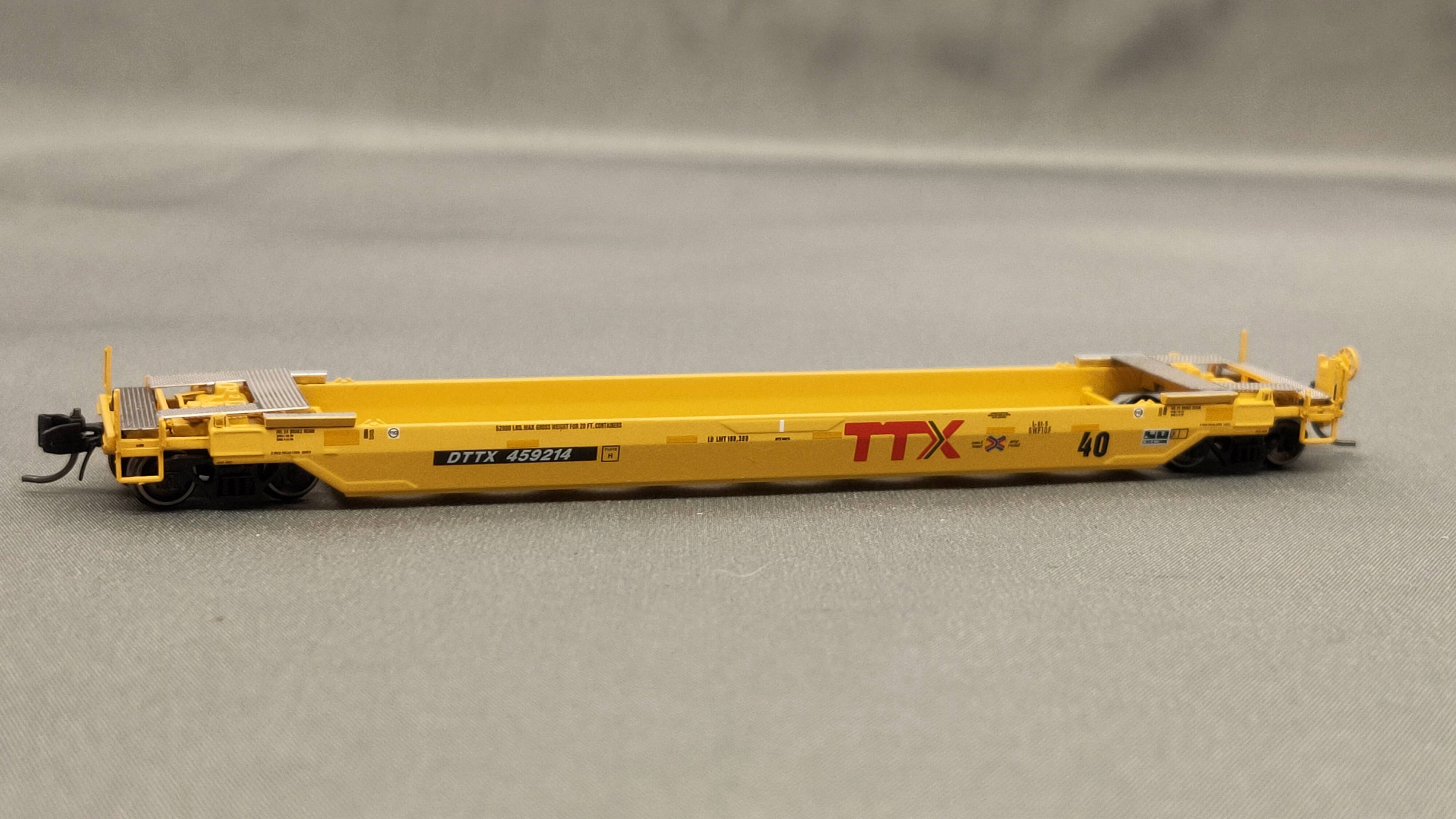 Atlas N Scale.40' rebuilt well car, TTX"next load any road"459214