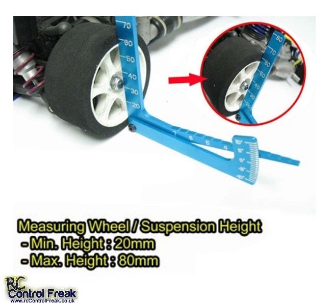 1:10 RC Car 3 in 1 Set Up Tool Chassis Suspension Wheel Camber Guage