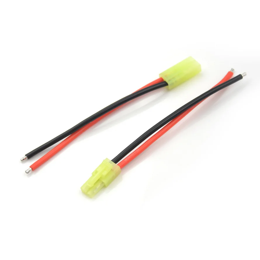 10 Pairs Vuniversum Tamiya Male/Female Lipo Battery Extension Cables - 30cm 16AWG 1.5mm² Silicone Wire