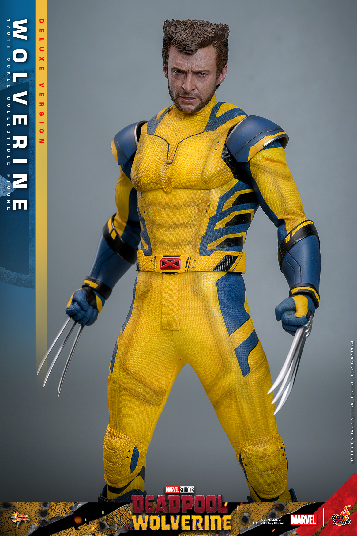 Hot Toys Deadpool & Wolverine 1/6th scale Wolverine Collectible Figure (Deluxe Version)
