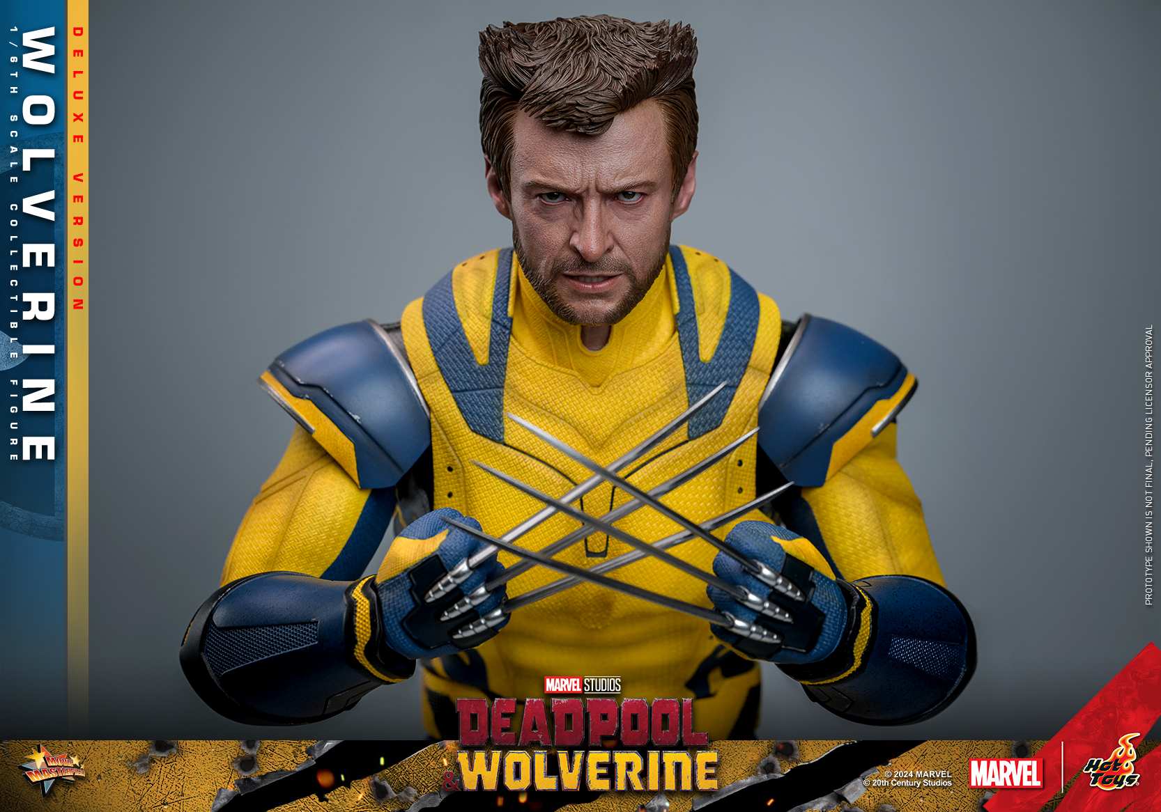 Hot Toys Deadpool & Wolverine 1/6th scale Wolverine Collectible Figure (Deluxe Version)