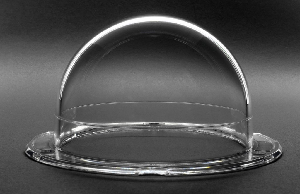 3.5" Clear Acrylic CCTV Dome