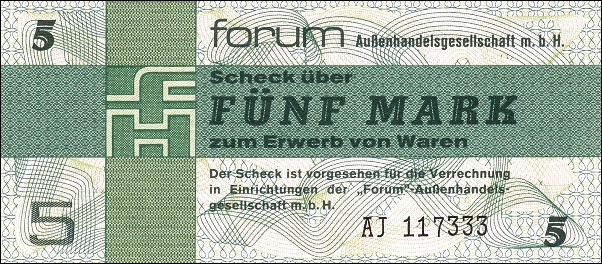 German Dem Rep- set of 6 banknotes