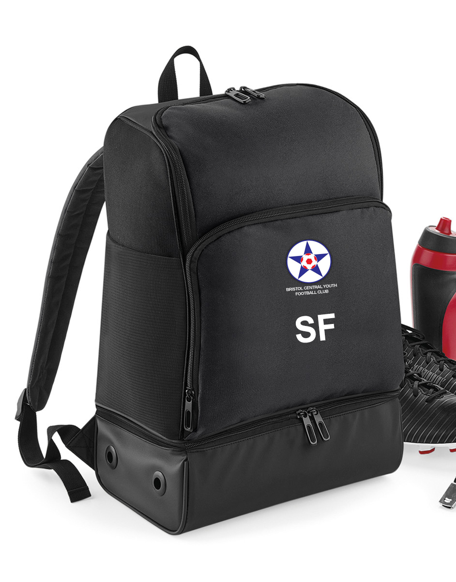 Bristol Central FC Hardbase Sports Backpack 2 Colour Options