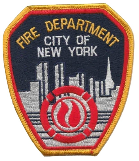 FDNY Fire Department City Of New York Collector Patch Set – 2 Pieces, Official Style
