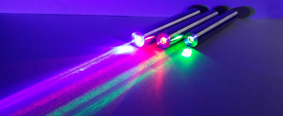 The World's Smallest Laser Pointers