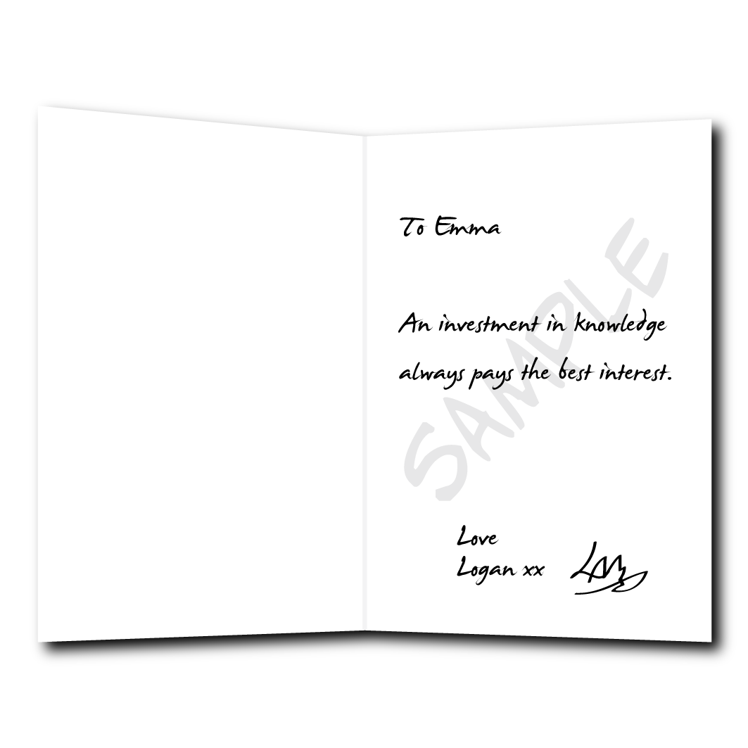 Clever Sausage | Graduation Card | Exam Congratulations Card