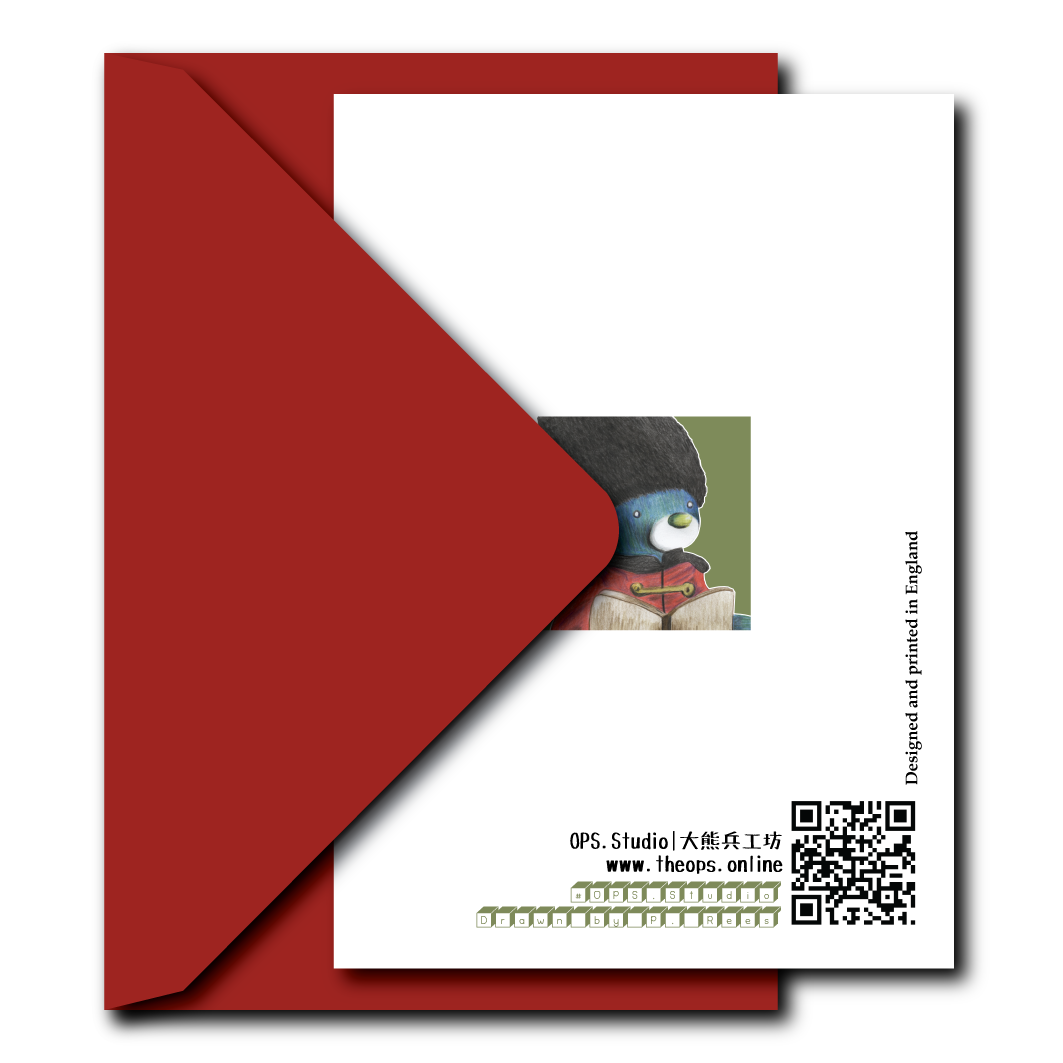 Golden Retriever in the Stocking | Christmas Card