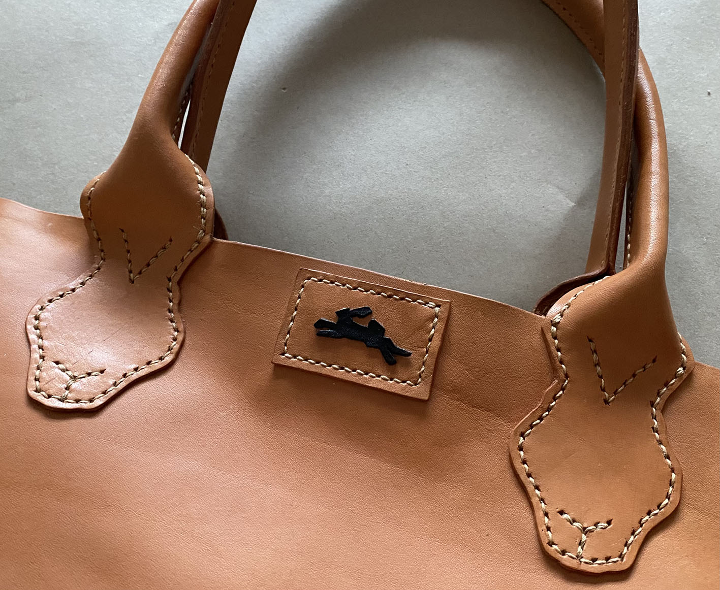 Genuine Leather Tote Bag | Handmade by Stephen Rees