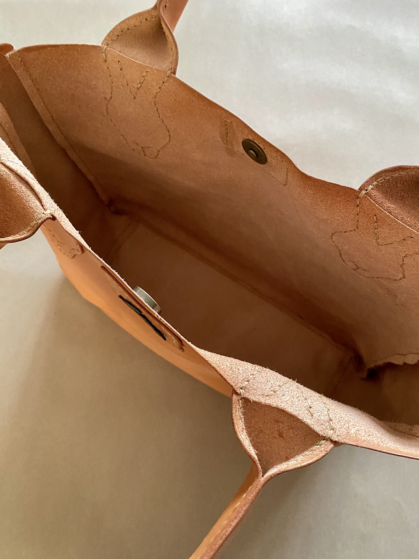 Genuine Leather Tote Bag | Handmade by Stephen Rees