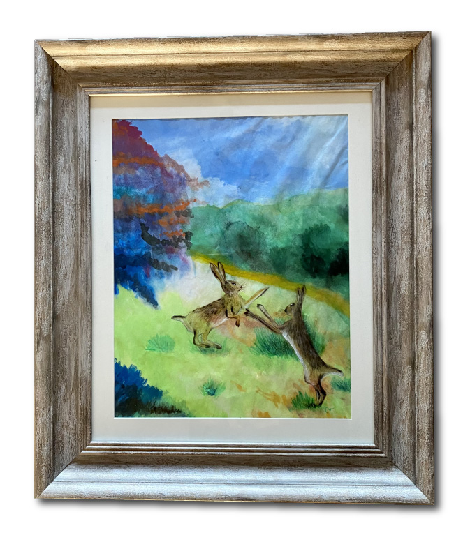 May, Winkworth Arboretum | Acrylic on rice paper