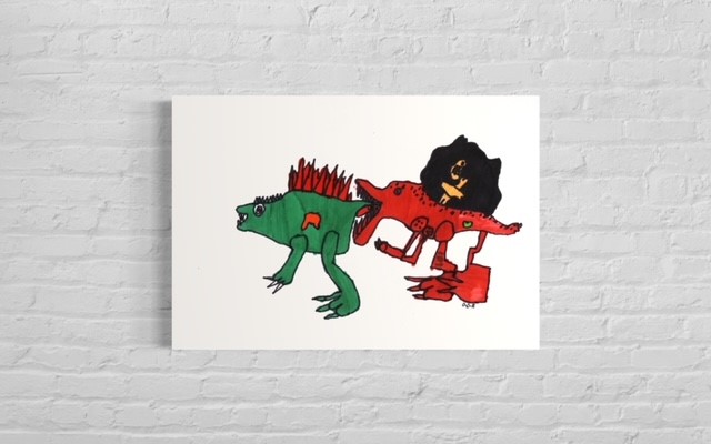 Dinosaurs | Drawn by Little artist O. D. R