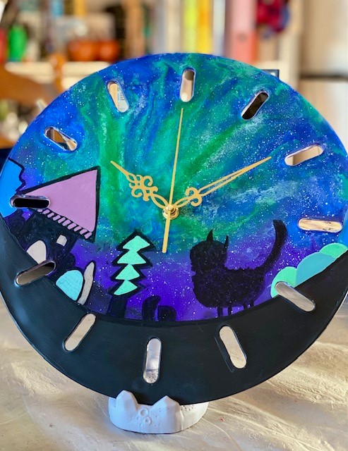 During The Night Wall Clock