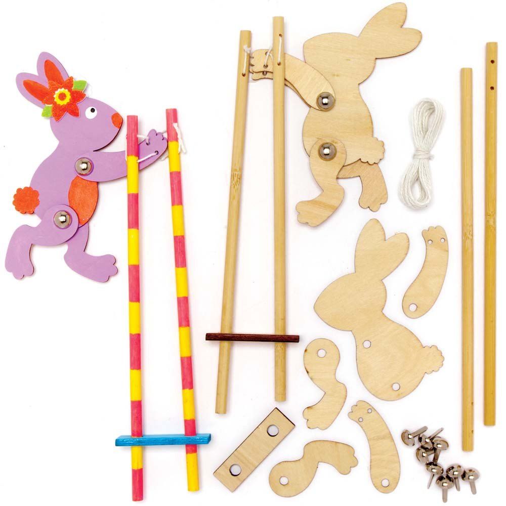 Easter Bunny Wooden Acrobat Kits | 3 sets