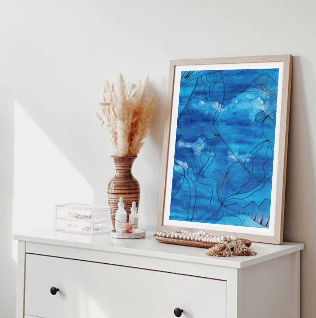 Waves Series - Pourquoi  | Acrylic on rice paper