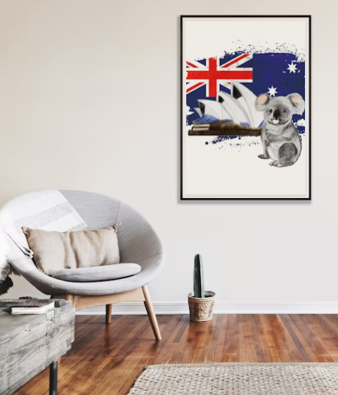 Sydney Opera House Art Print | Coloured Pencil on paper