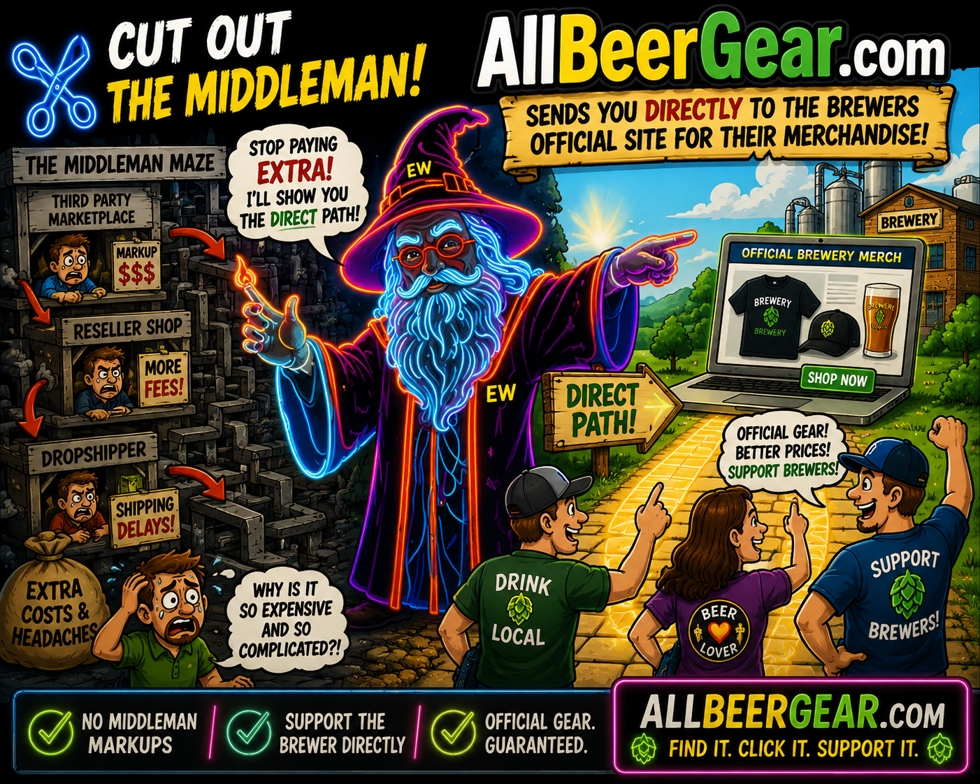 AllBeerGear.com all beer gear
