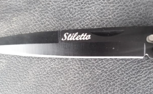 5" Closed Classic Stiletto Automatic Switch Blade Knife