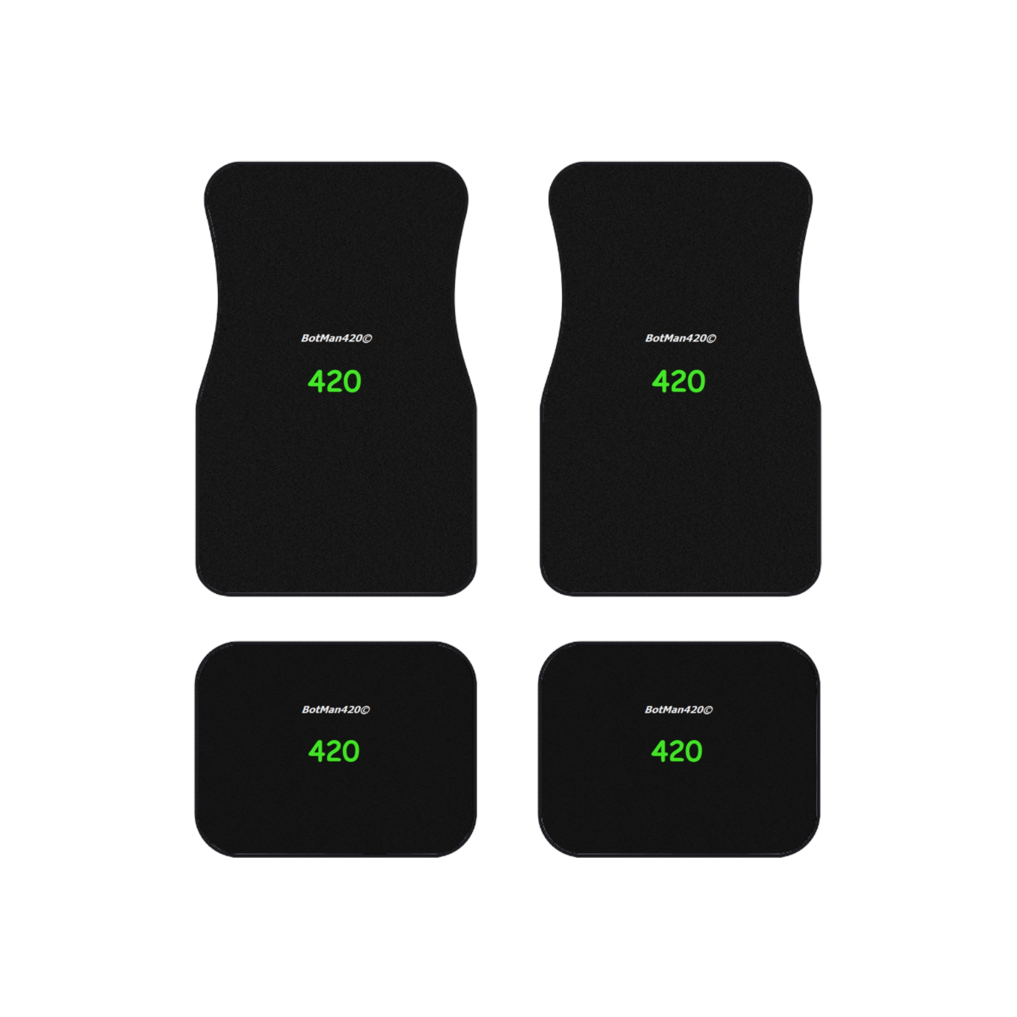 BotMan420&copy; Collection  &nbsp;Car Mats (Set of 4)