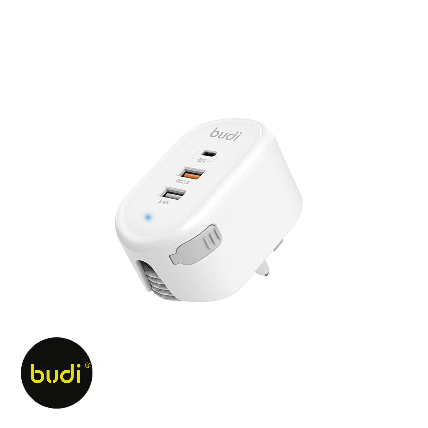 32W Home Charger with USB, USB-C & Micro