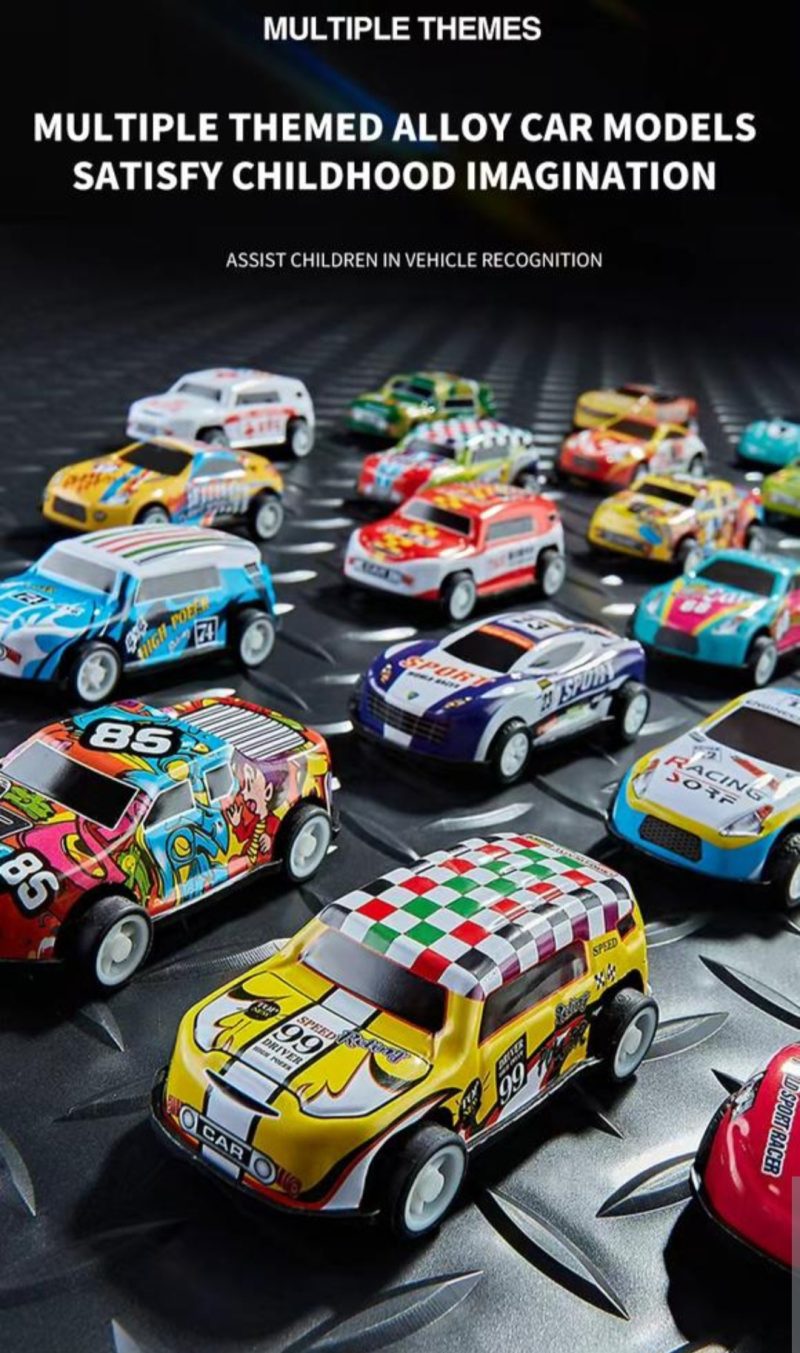 Ely Wholesale 800 Mini Pull Back Cars/Vehicles