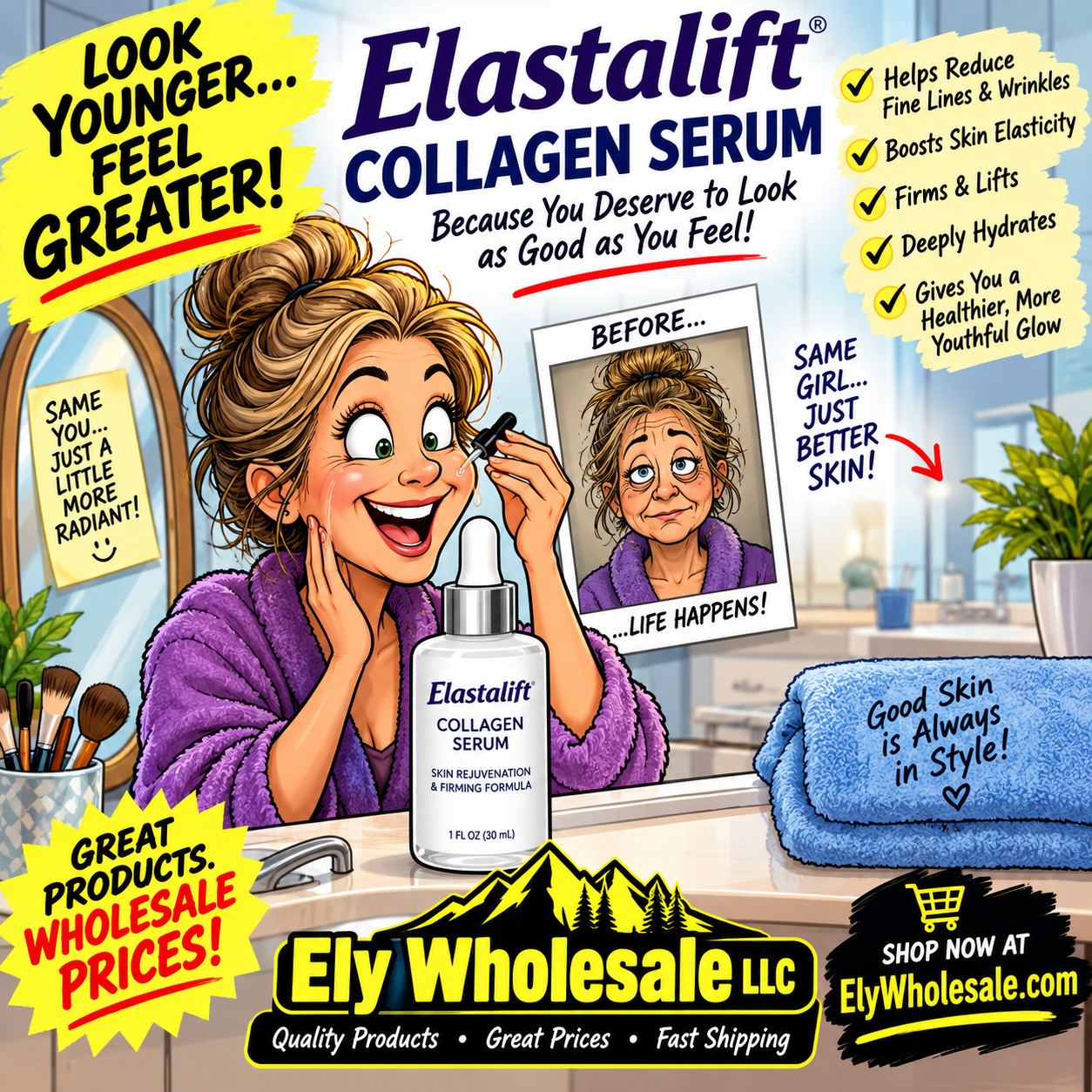 Ely Wholesale Elastalift Collagen Serum