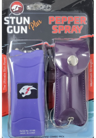 Mini Stun Gun Pepper Spray Combo Pack