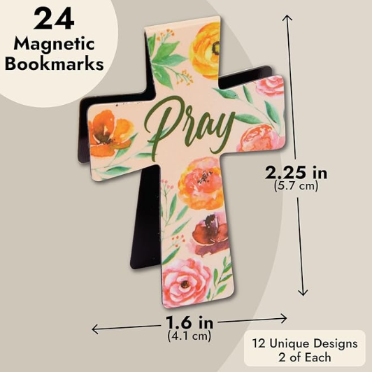 ✞Christian Cross Magnetic Bookmarks✞
