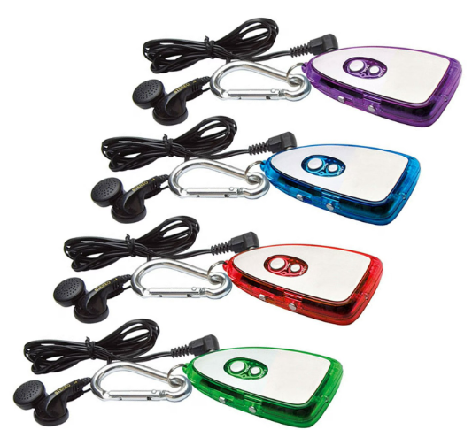 Carabiner FM Radio with Earbuds
