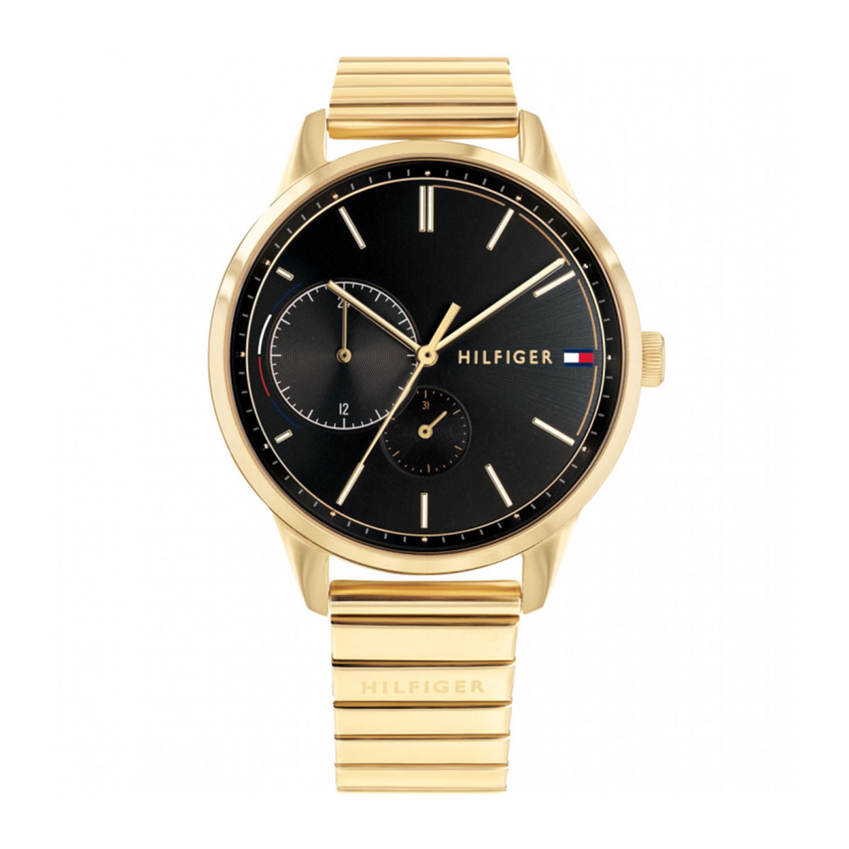 Tommy Hilfiger 1782019 Black Dial Stainless Steel Strap Ladies Watch