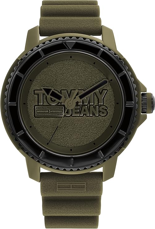 1792002 Tommy Hilfiger 1792002 Green Silicone Watches For Men