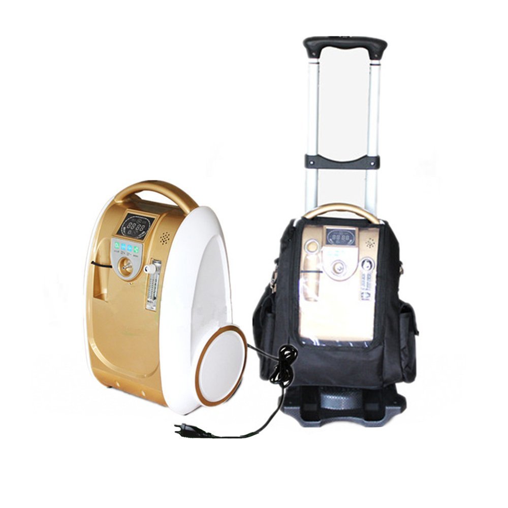 5 LPM Portable Oxygen Concentrator Oxygen Generator Battery Included