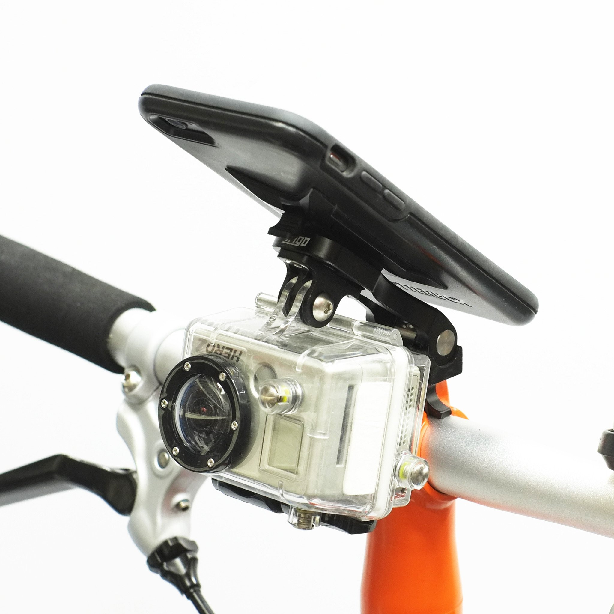 Aceoffix Fietscomputer En Camera Houder Voor Brompton Vouwfiets - Compatibel Met Garmin, GoPro, Wahoo