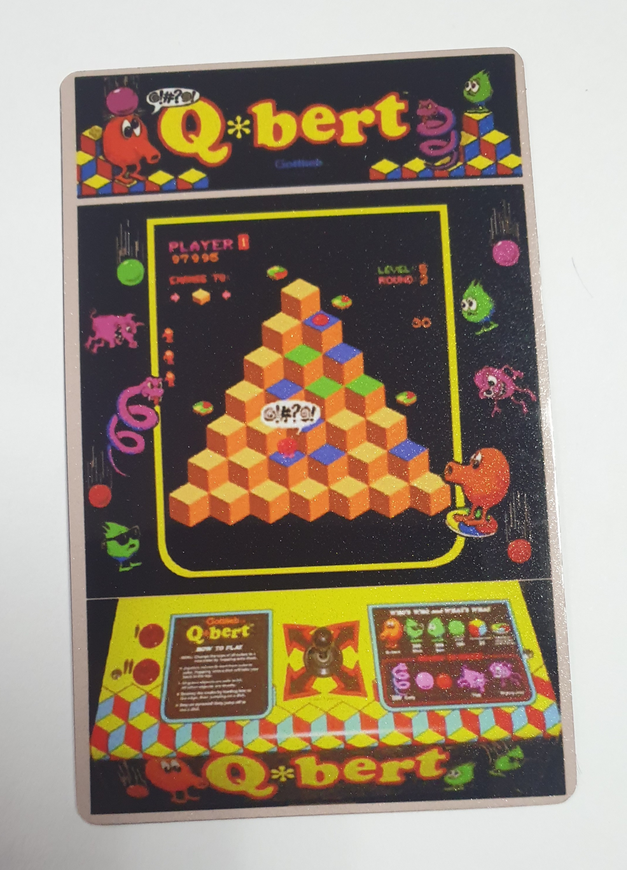 Arcade aluminium fridge magnets