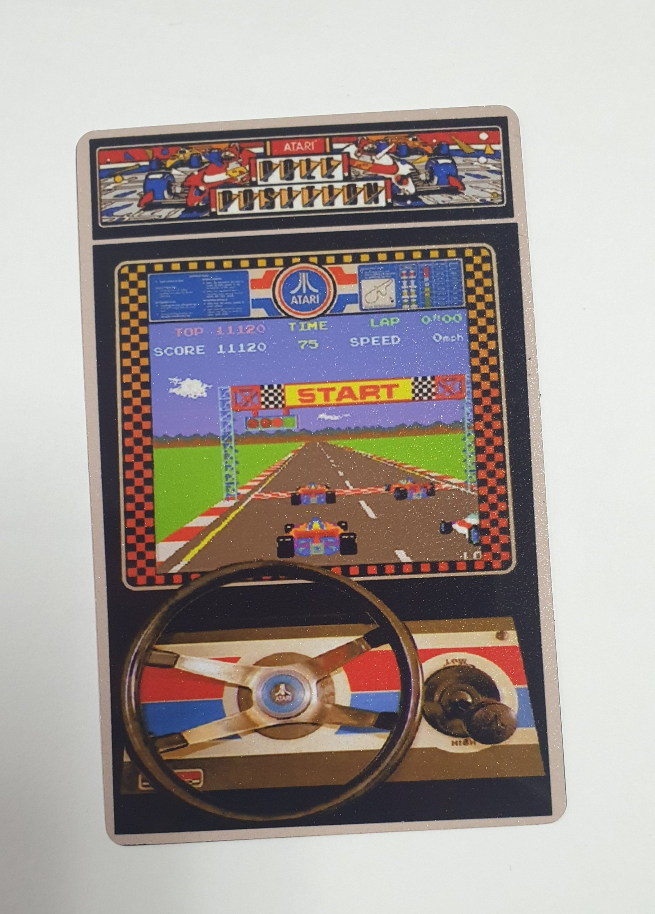 Arcade aluminium fridge magnets