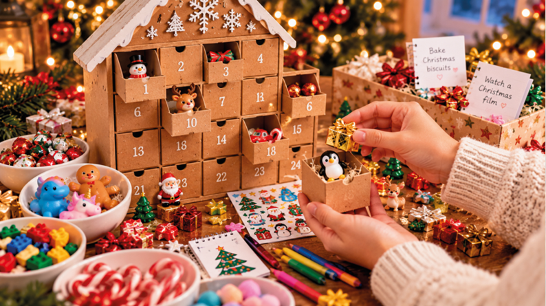 Fill your own DIY Christmas advent calendar ideas