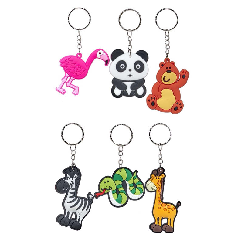 Assorted Animal Keyrings Wholesale Keyrings & Key Chains