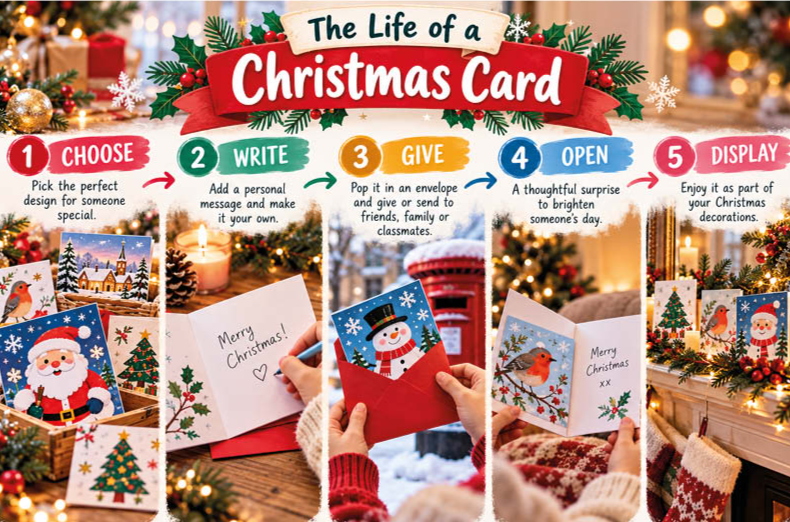 Traditional and contemporary Christmas cards and festive greetings