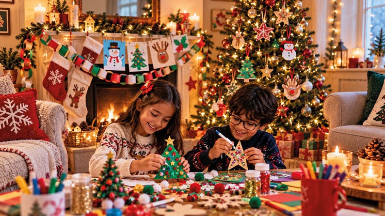 Personalised and handmade Christmas decorations for the festive season